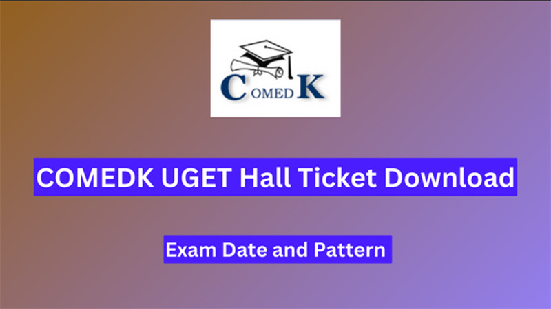 COMEDK UGET Hall Ticket
