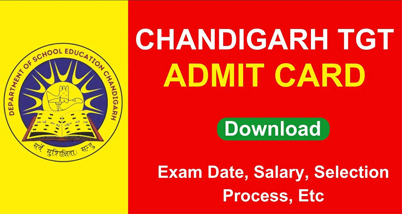 Chandigarh TGT Admit Card