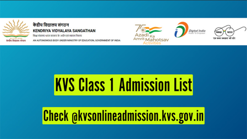 KVS Class 1 Admission List
