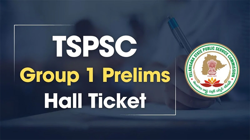 TSPSC Group 1 Prelims Hall Ticket