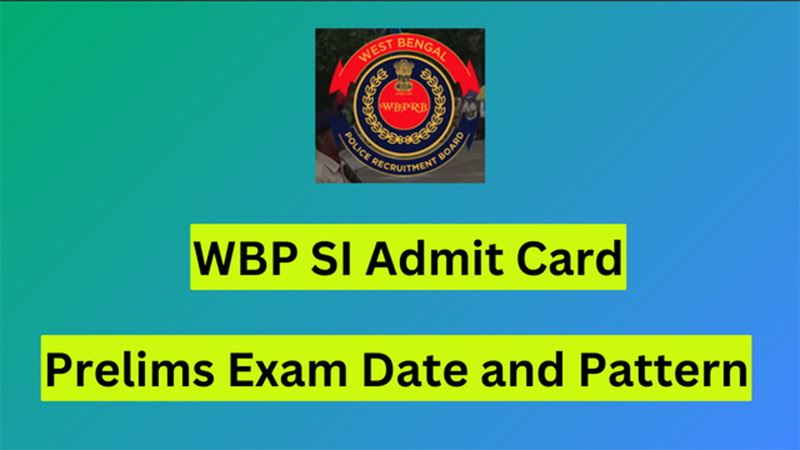 WBP SI Admit Card