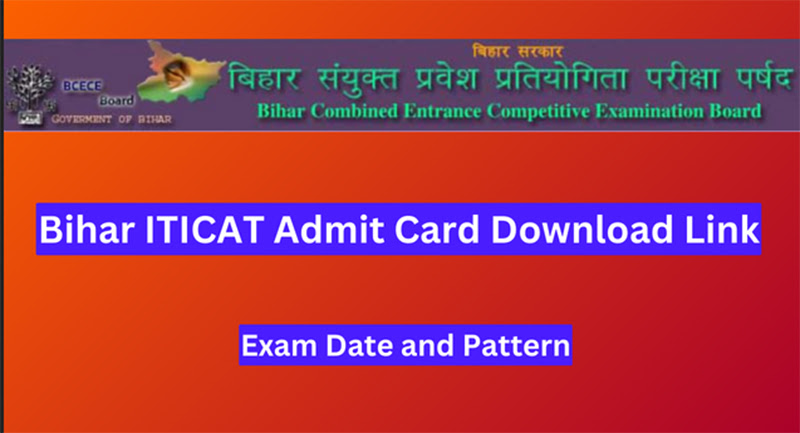 Bihar ITICAT Admit Card