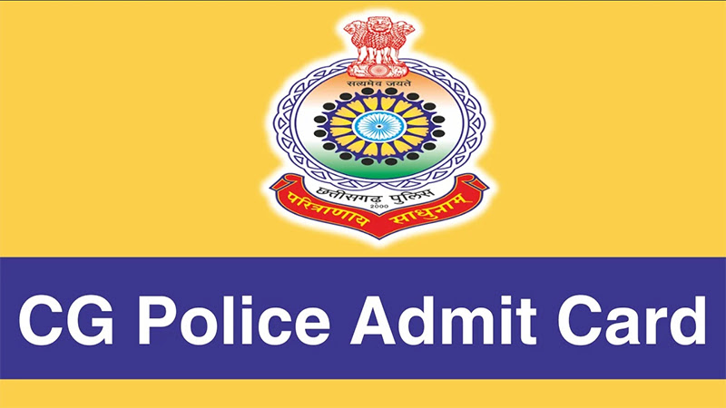 CG Police Admit Card