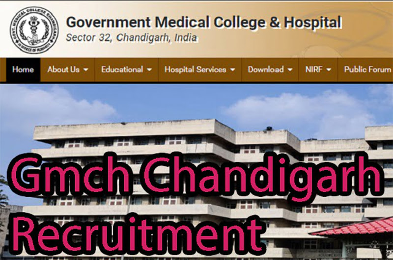 GMCH Chandigarh Recruitment 2024
