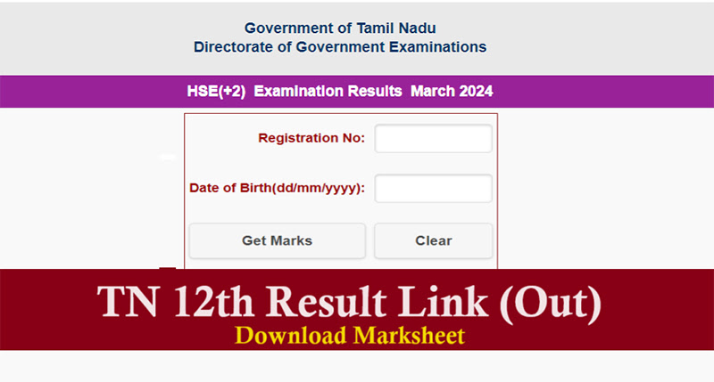 TN HSE 12th Result
