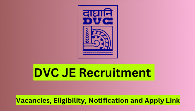 DVC JE Recruitment