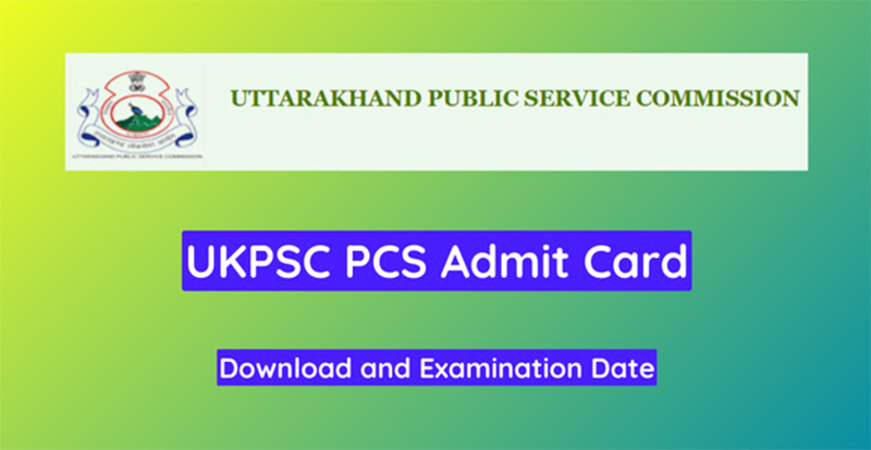 UKPSC PCS Admit Card