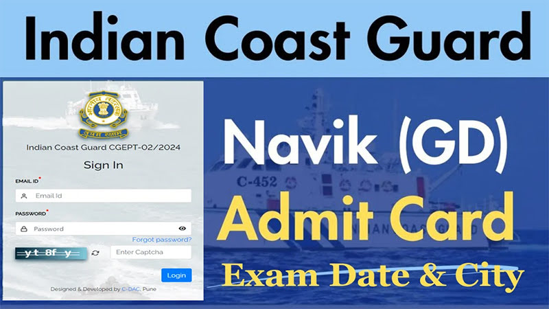 Indian Coast Guard Admit Card 2024