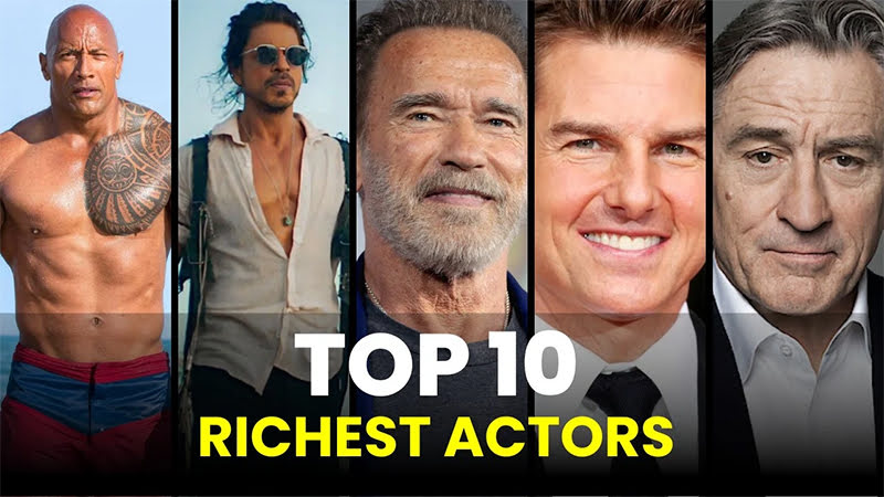 Top 10 Richest Actors in the World